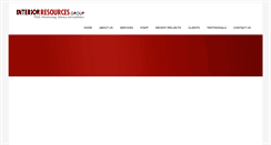 Desktop Screenshot of interiorresourcesgrp.com